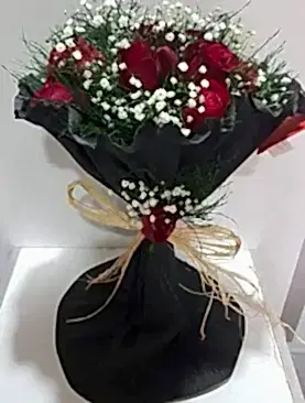 10 kırmızı gül buket