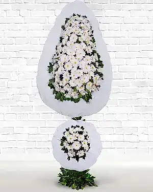 2 göbekli ayaklı sepet