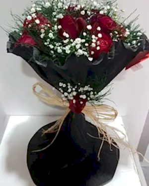 10 kırmızı gül buket