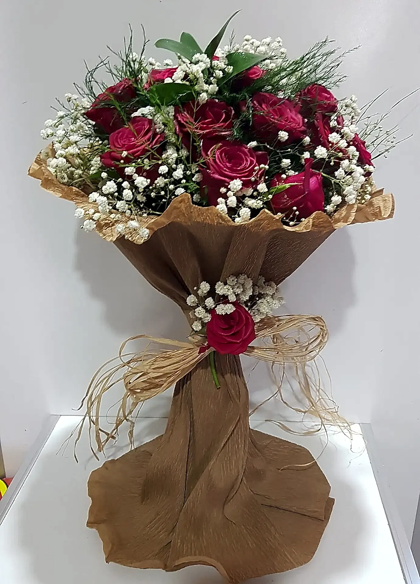 12 kırmızı gül buket